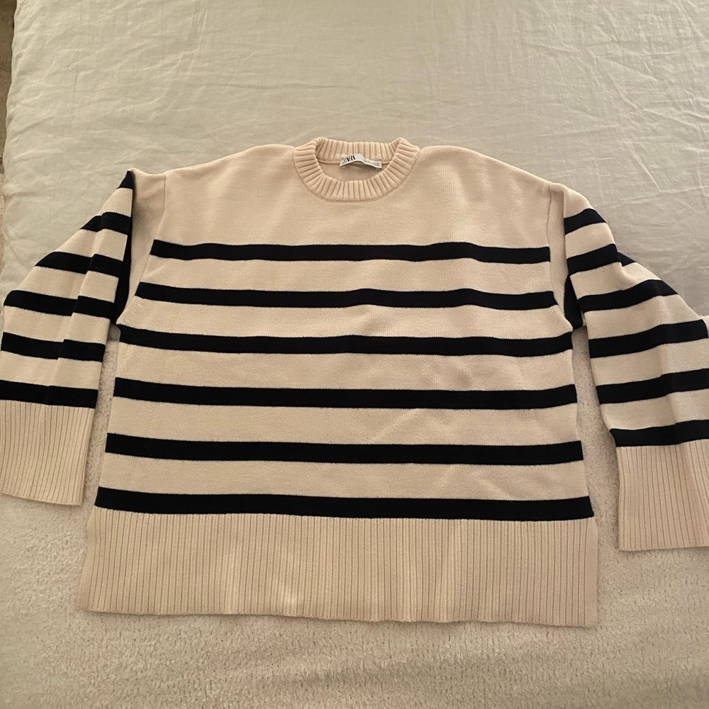 Zara Striped Knit Sweater